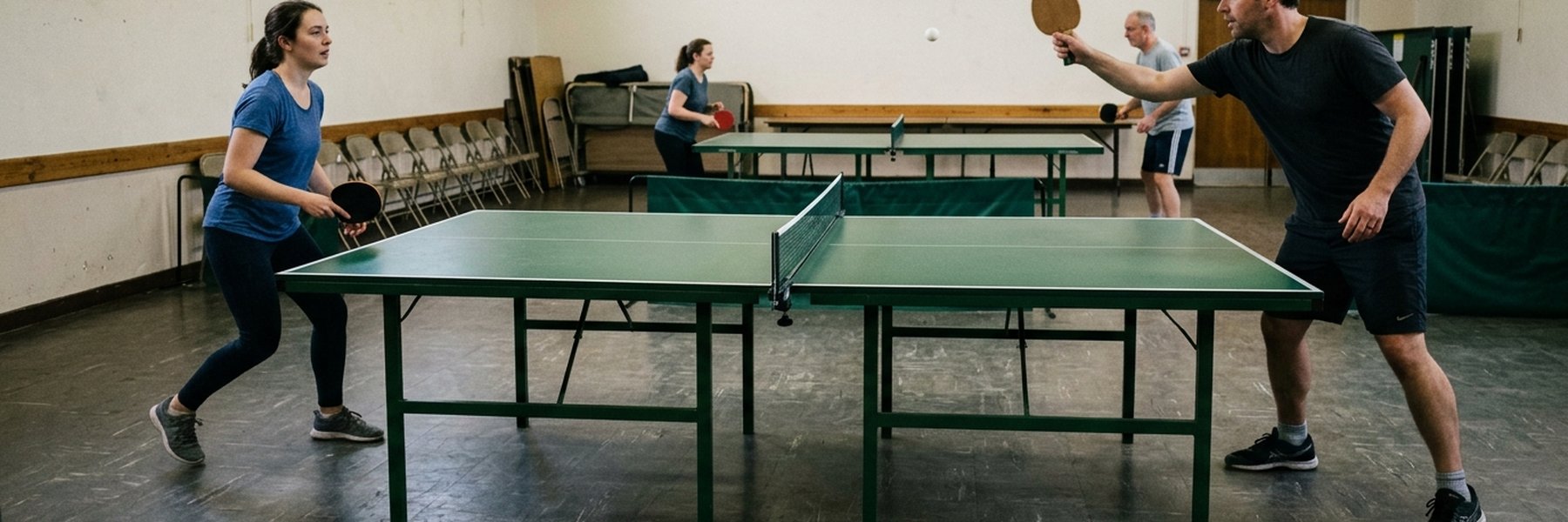50+ Table Tennis Round Robin Format (Highland Rec)