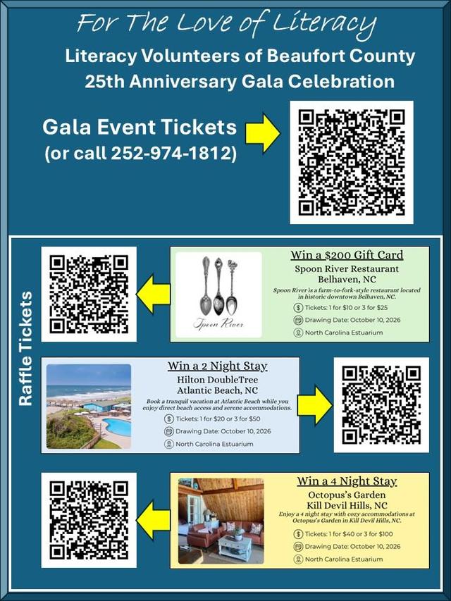 Literacy Volunteers of Beaufort County – 25th Anniversary Gala/Fundraiser