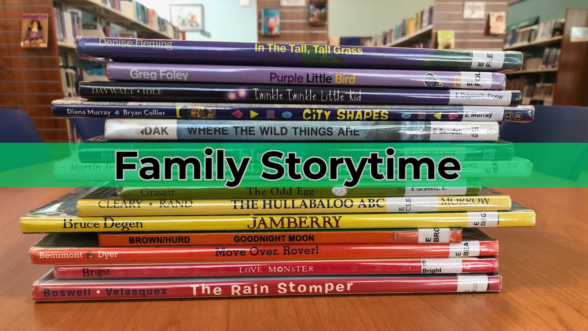 Evening Family Storytime at Main Library in Burgaw