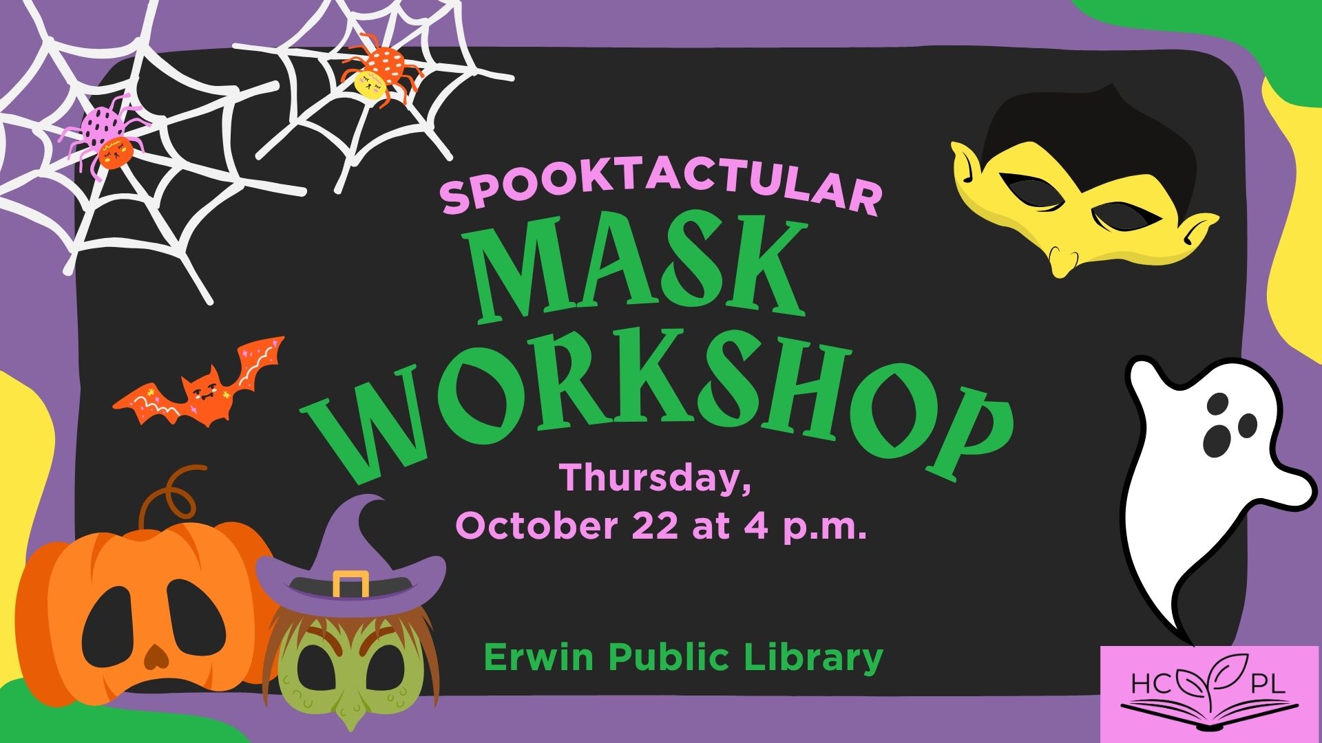 Spooktacular Mask Workshop: Create Your Own Halloween Mask - Erwin