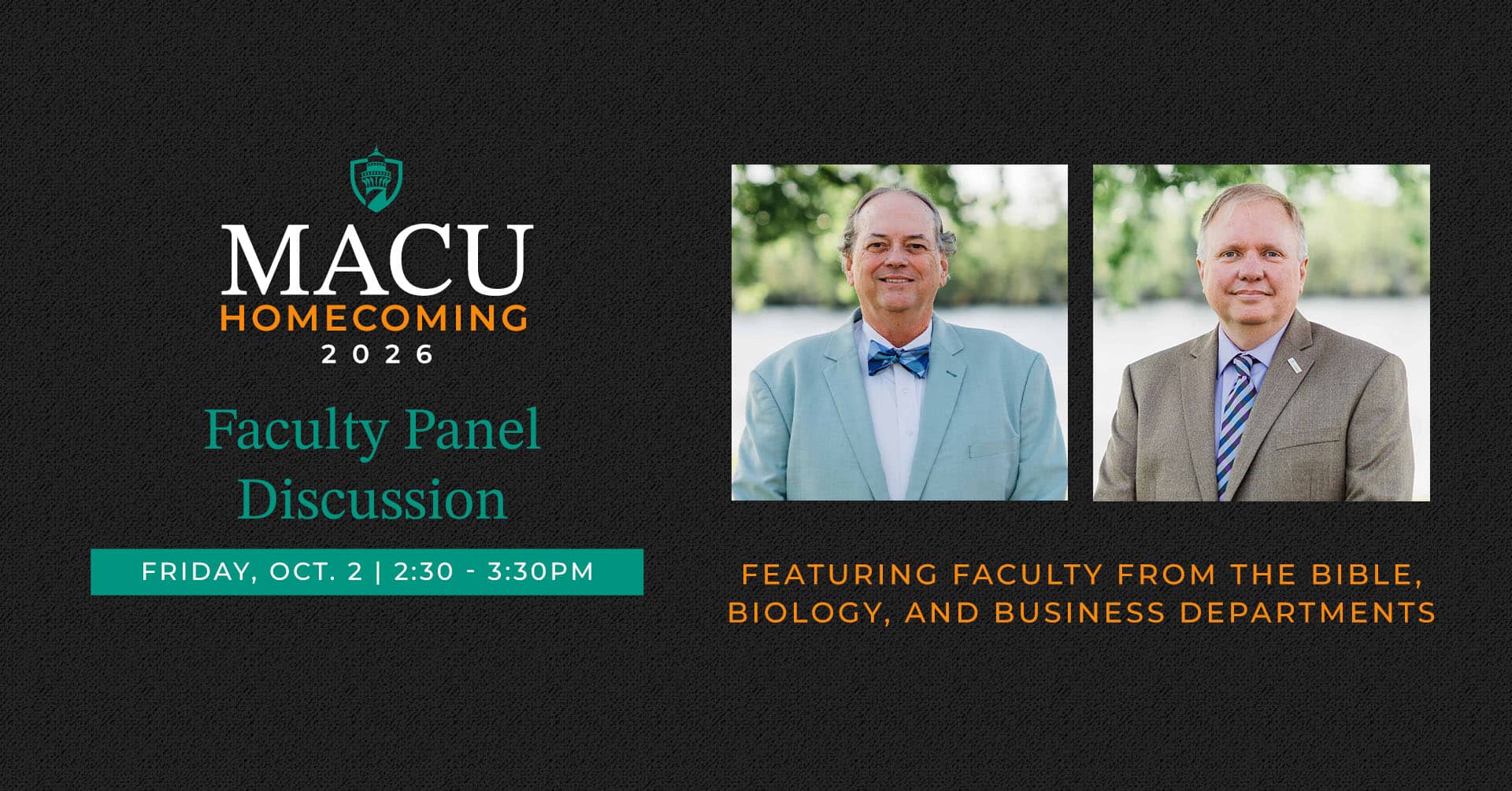 Homecoming Faculty Panel Discussion