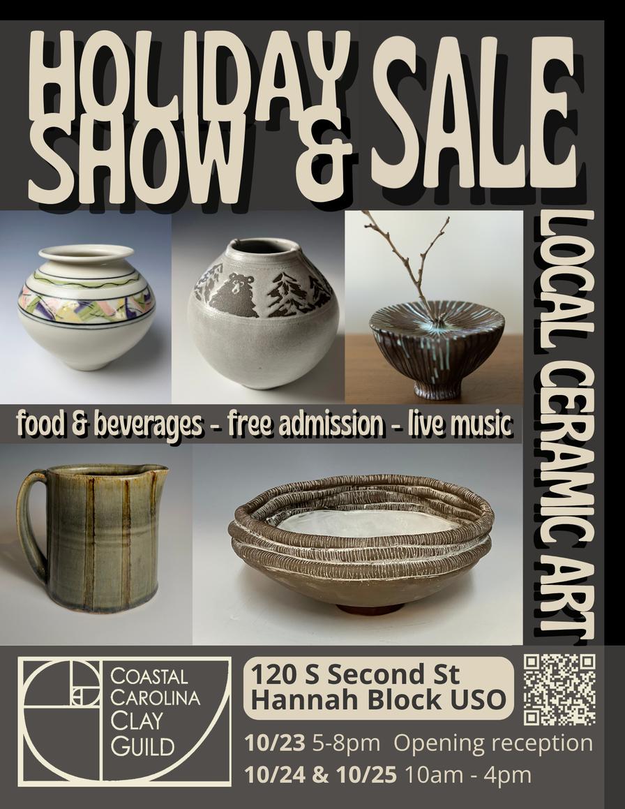 Coastal Carolina Clay Guild Holiday Show & Sale