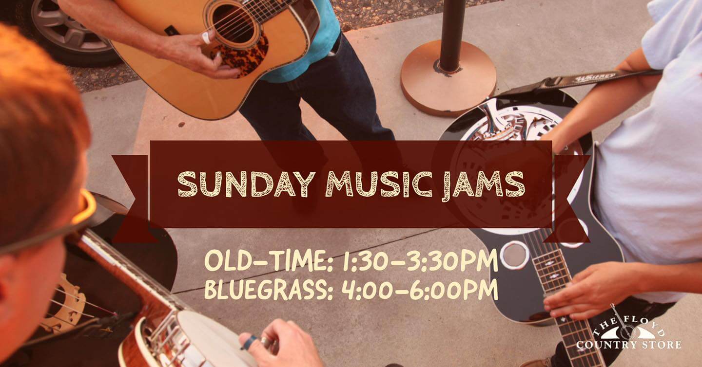 Sunday Music Jams at the Floyd Country Store