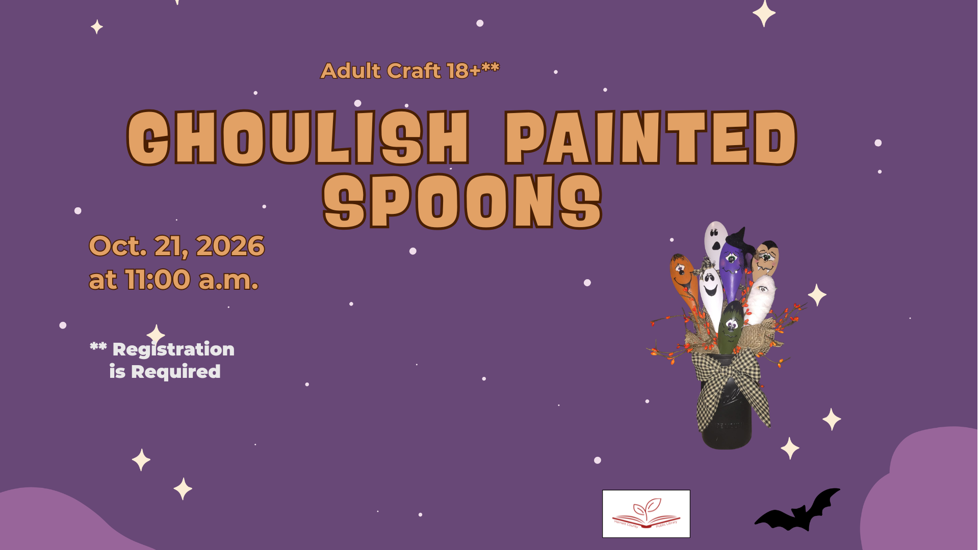 Adult Craft: Ghoulish Painted Spoons - Erwin