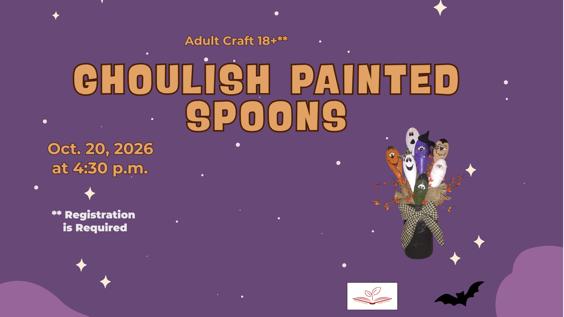 Adult Craft: Ghoulish Painted Spoons - Erwin