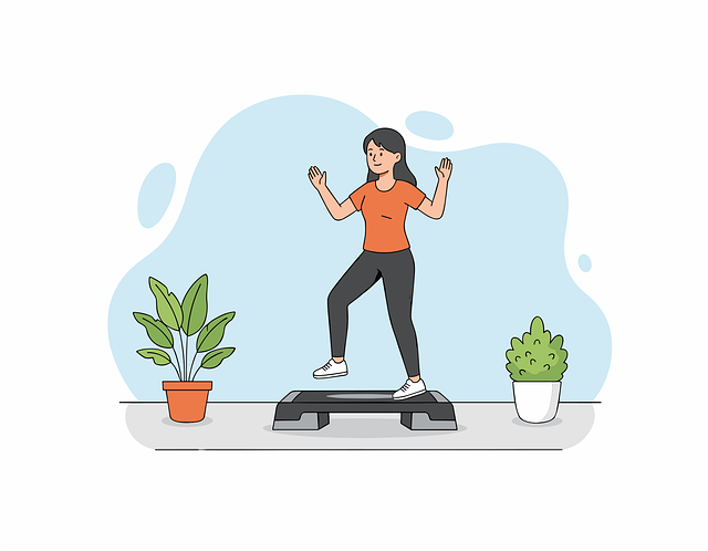 Adult Evening Exercise Class - Step Aerobics