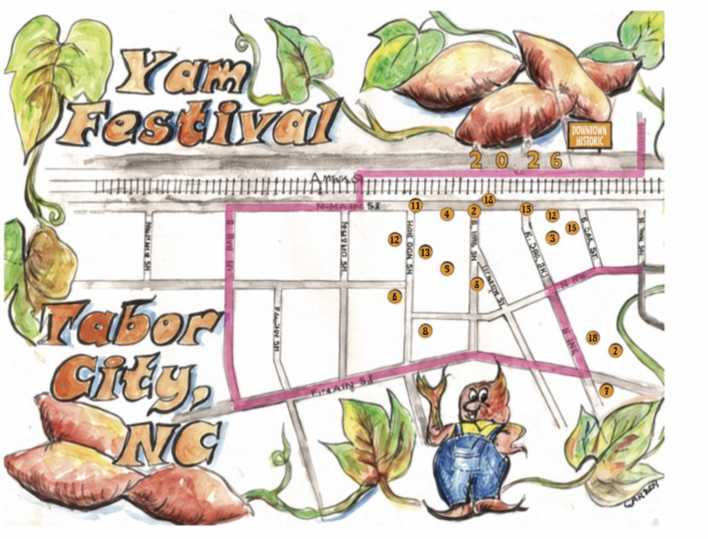 NC YAM FESTIVAL PARADE 2026