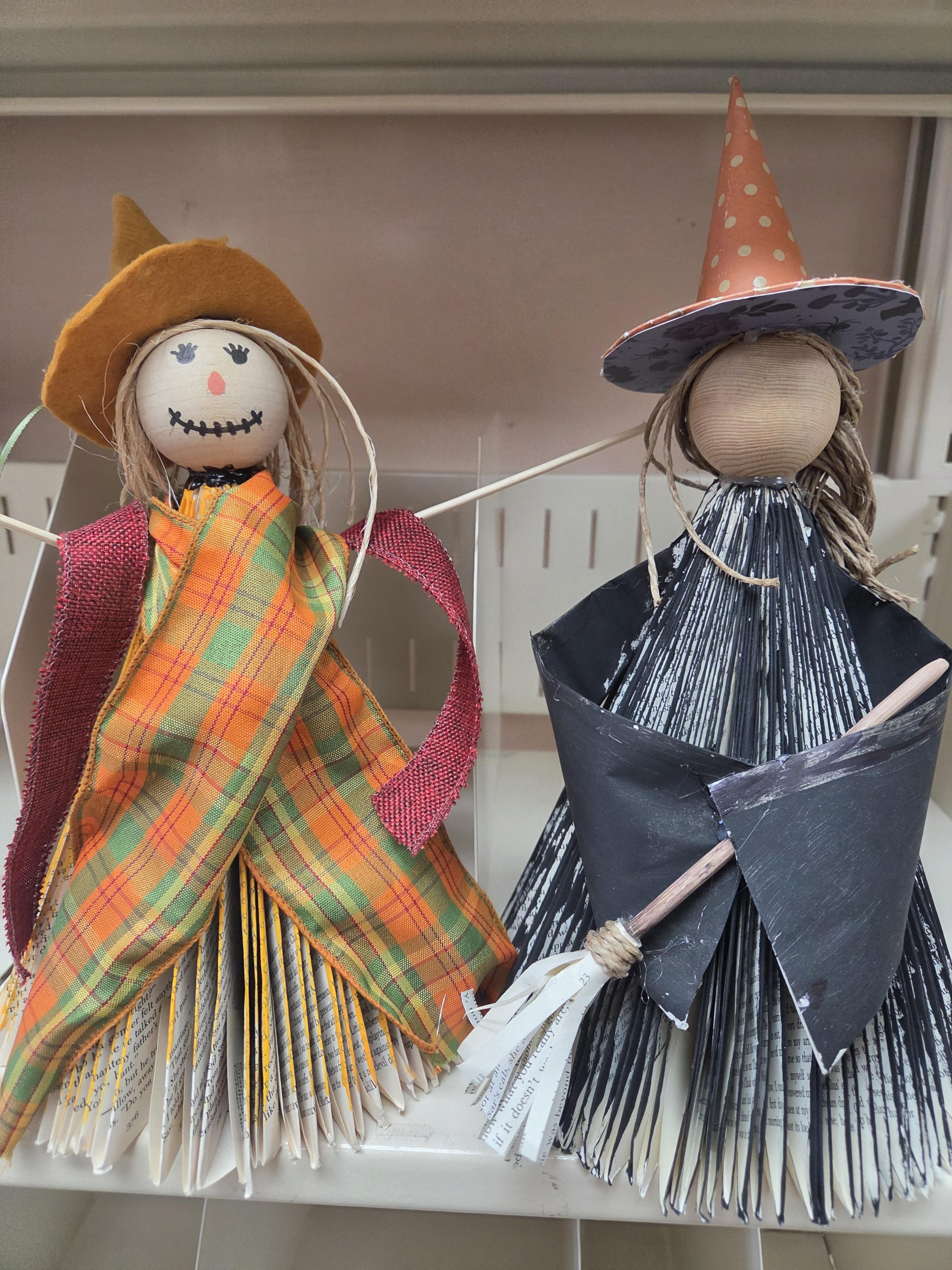 Adult Craft: Book Witches & Scarecrows