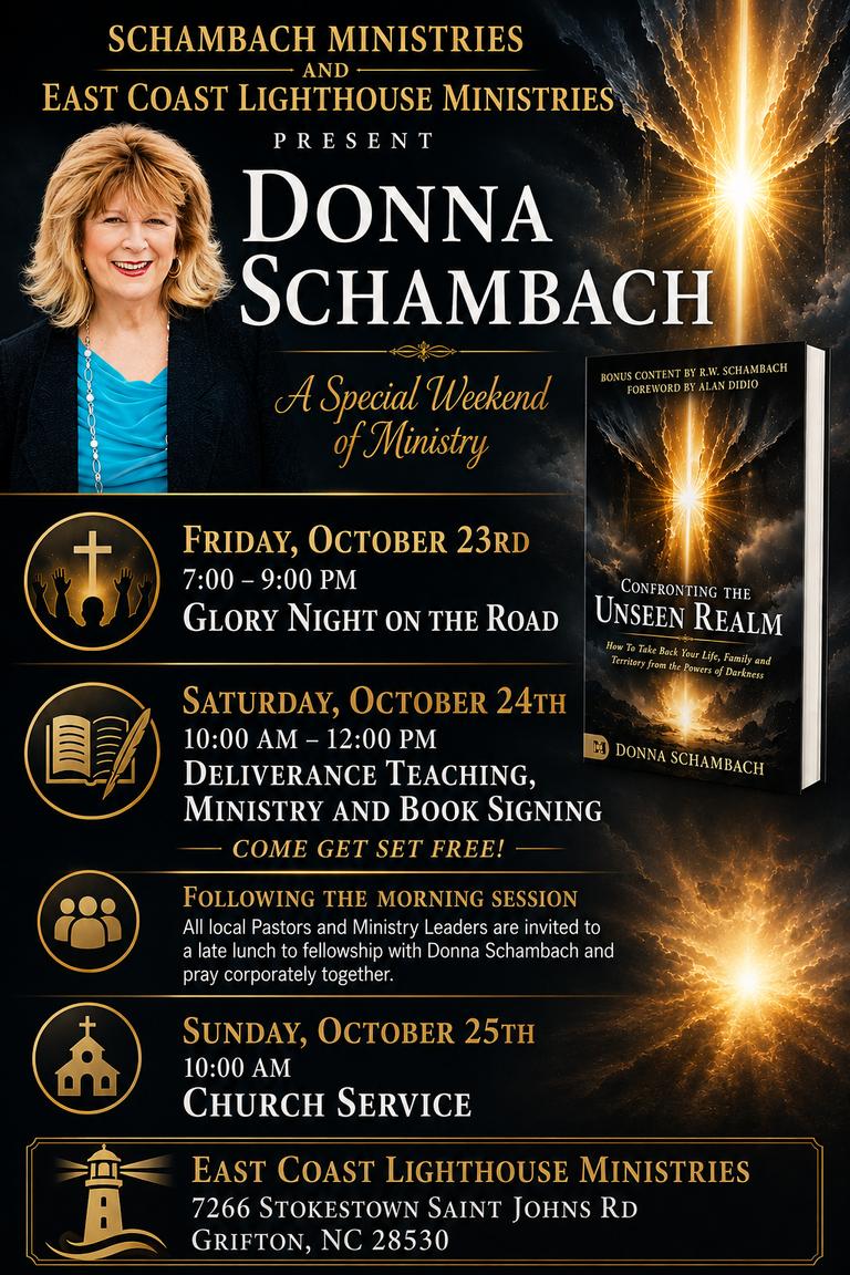 Donna Schambach Special Weekend of Ministry October 23-25