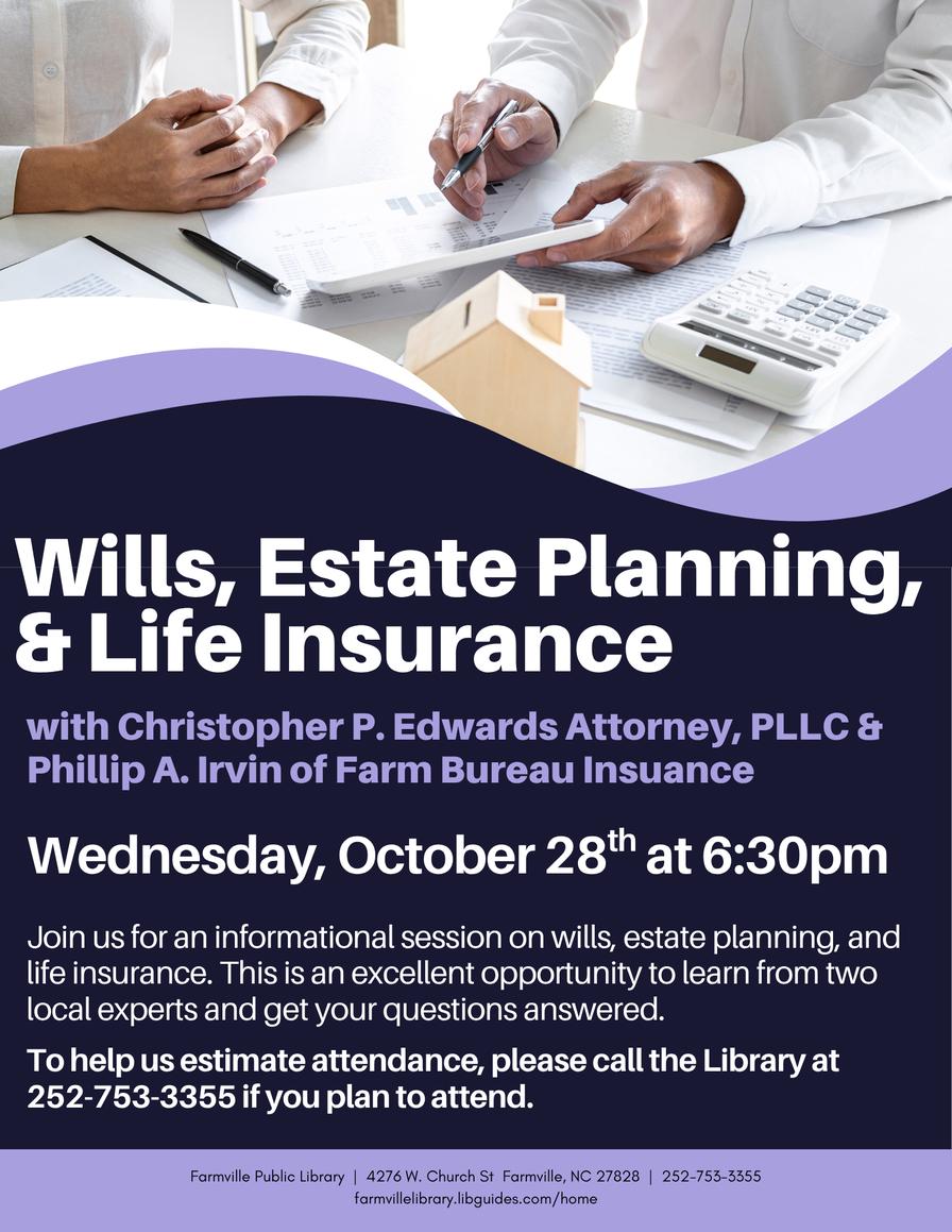 Wills, Estate Planning, & Life Insurance