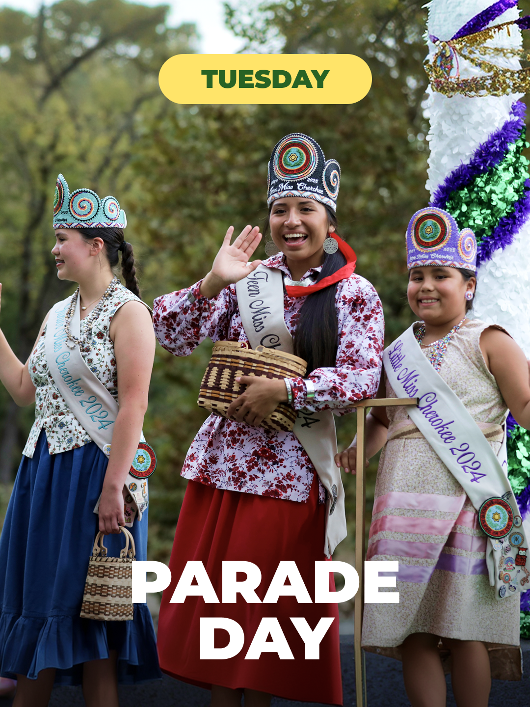 Cherokee Indian Fair Parade Day