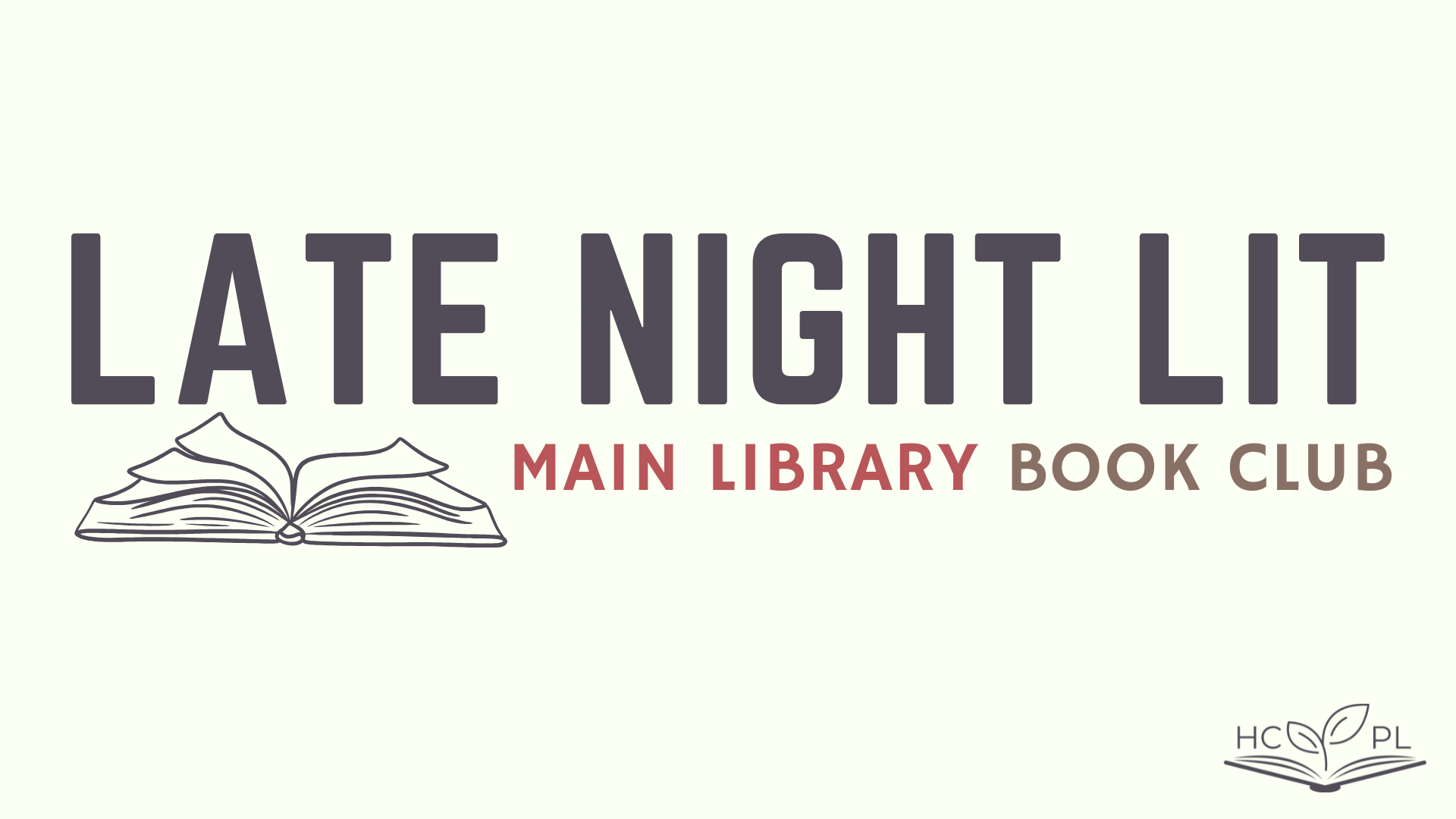 Late Night Lit Book Club - Main
